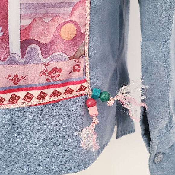 Refashioned Faux Suede Shirt (M/L) - Picture 7 of 7